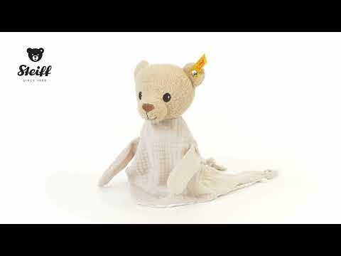 Steiff Baby GOTS Noah Teddy Bear Comforter - 32 cm | Teddybearland
