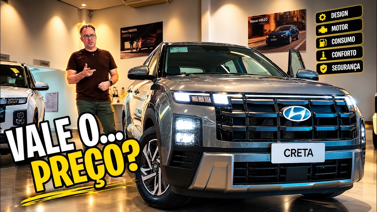 Novo Hyundai Creta 2027: Vale o Preço hoje?