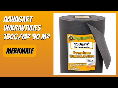 BEWERTUNG (2026): Aquagart Unkrautvlies 150g/m² 90 m². Infos