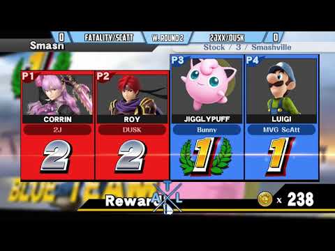 Smash Atl 7/21 - 2JXX/Dusk vs Fatality/ScAtt - Smash 4 Doubles W. Round 2