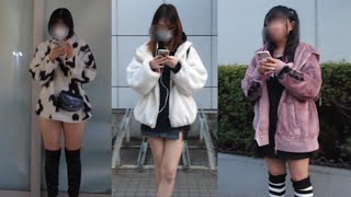 4K【大久保公園】病院前周辺をお散歩👣ミニスカだらけのP活立ち〇ぼ女子︎💕︎Walk in front of Okubo Park Hospital#tokyowalk #okuboPark