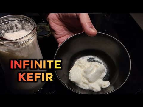 [ How to make KEFIR every day WITHOUT GRAINS ] from store bought milk  [ asmr ]