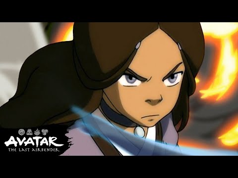 Katara's Best Fight Scenes Ever 💧 | Avatar: The Last Airbender