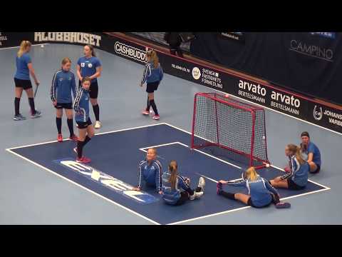 180224 Juniorallsvenskan F Dam Warberg IBF - Lindås IBK/IBK Alingsås (8-1) StartA