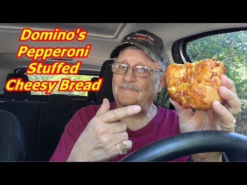 Domino's Pepperoni Stuffed Cheesy Bread Taste Test Rating