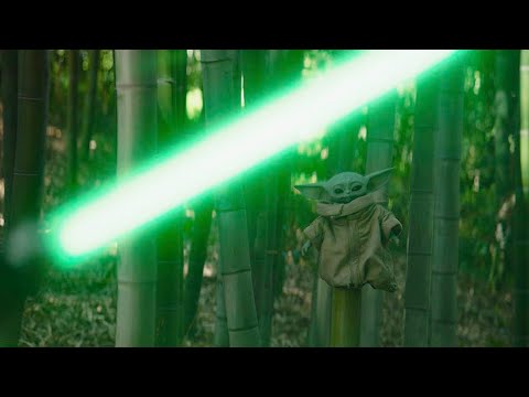 Luke Skywalker trains Grogu | Baby yoda jedi training | #jedi #babyyoda #lukeskywalker