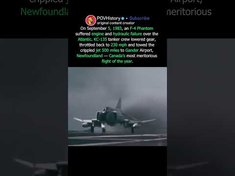 KC‑135 Tanker Tows Dying F‑4 Phantom Across Atlantic