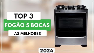Top 3 Melhores Fogão 5 Bocas Para Comprar em 2024