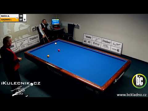 Czech National Championship 3-cushion MT Adam Bača v Ivo Gazdoš