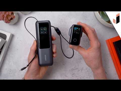 Anker 165W Laptop Power Bank & 140W Charger with Smart Display - High Power Essentials!
