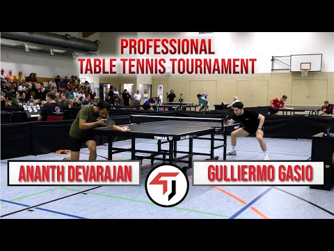 TomorrowTT PRO tournament - Ananth Devarajan vs Gulliermo Gasio - Group 4.
