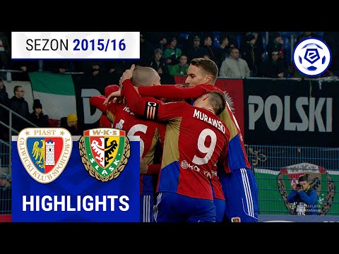Piast Gliwice - Śląsk Wrocław 1:0 | SKRÓT | Ekstraklasa 2015/16 | 25. Kolejka