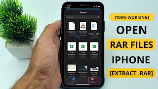 iOS 17 - How to Open RAR Files On iPhone [Extract .rar]