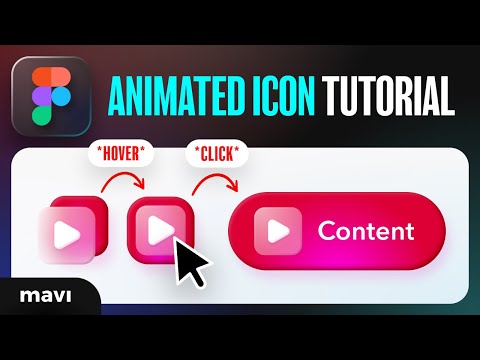 Figma Tutorial ANIMATED Analytics Icon – INTERACTIVE Glassmorphic Icon HOVER State