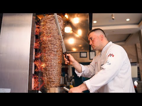 This Master Prepares DONER Kebab With Amazing Skills | How to Make Doner Kebab - Turkish Street Food