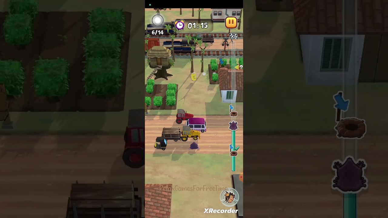 Save the Purple Frog - Level 1 part gameplay arcade action running obstacle game #walkthrough