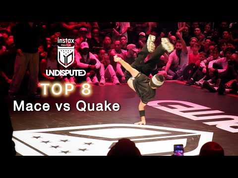 Crowd went absolutely crazy💥| Mace vs Quake | BBOY TOP8 | UNDISPUTED IBE 2024