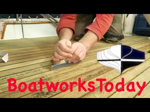 #HowTo Refinish A Teak Deck For Your #Boat