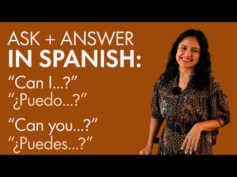 Learn Spanish: "Puedo" & "Puedes" --- What you need to know!