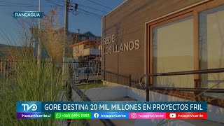 Gobierno Regional distribuirá 20 mil millones en proyectos FRIL 2026 para O’Higgins