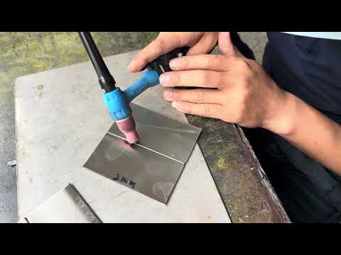 ANDELI TIG-250PL cold welded 2mm stainless steel plate