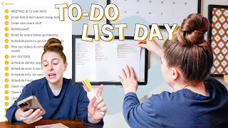 How I Prioritize & Organize a GIANT To-Do List to be PRODUCTIVE! playing catch up after a busy week!