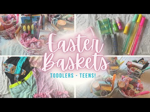 EASTER BASKETS FOR MY 5 KIDS || IDEAS FOR TODDLERS -...