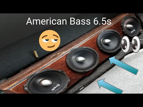 American bass 6.5 highs demo