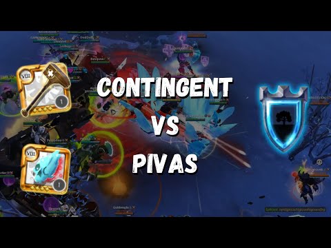 Kontingent gegen Pivas | Hand der Gerechtigkeit POV | Albion Online ZvZ
