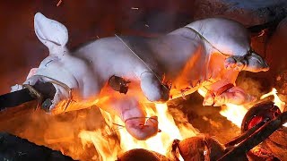 Crispy Pig Roast BBQ / Babi Guling - Bali Street Food (Part 1)