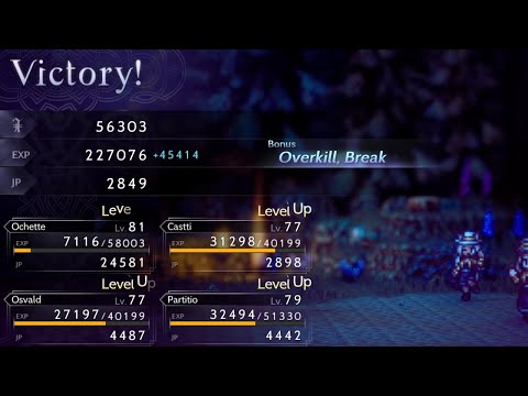 Steam Community :: Video :: Cait/Octopuff EXP+JP Farm - Octopath Traveler 2