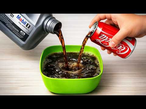 Mische Coca-Cola mit gebrauchtem Motoröl und entdecke, was Millionen nicht wissen!