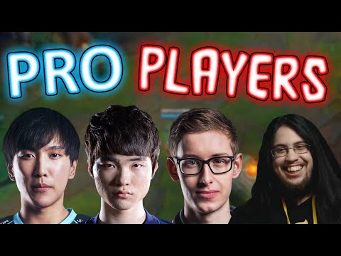 LoL Best PRO PLAYERS (ft. Faker, Imaqtpie, Bjergsen, Doublelift, Sneaky, BoxBox...)