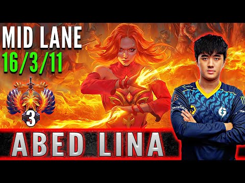 EG.Abed  [ Lina ]  Mid Lane Pro Gameplay  [ Patch 7.32c ]  Dota 2 Full Game