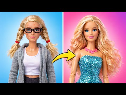 😍 From Ugly to Super Beautiful! Doll Makeover