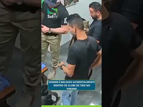Homem é baleado acidentalmente dentro de clube de tiro no Paraná #sultv #redaçãosultv