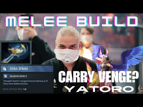 Yatoro Vengeful Spirit Carry destroying immortal ranks Patch 7.36 - Melee Facet Build with Empower