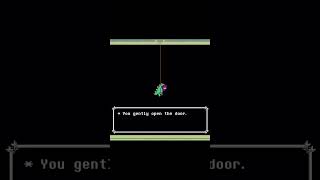 You gently open the door. #deltarune #dokidokiliterature