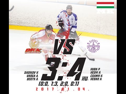 MK22 Debreceni HK - UTE   3:4 hu. (0:0, 1:3, 2:0, 0:1) 2017.01.04