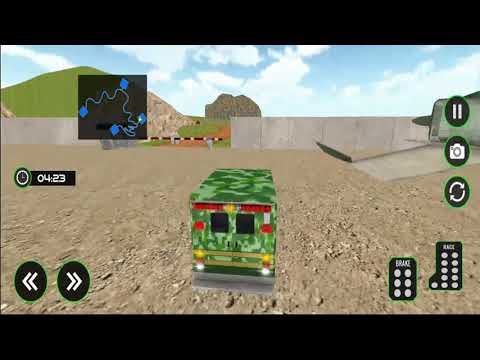 US Army Ambulance Driving Rescue Simulator 4