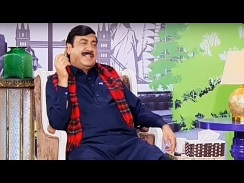 Hasb e Haal 10 June 2016 - حسب حال - Azizi as Sheikh Rasheed - Dunya News
