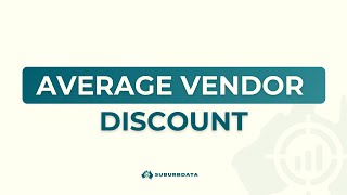 Avg Vendor Discount (Disc)