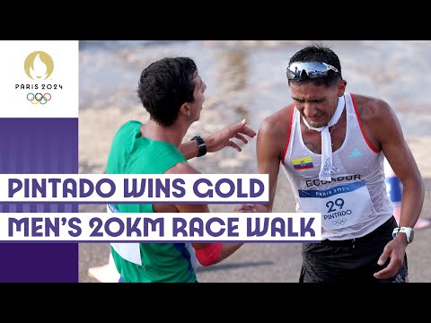 Ecuador's Daniel Pintado Wins Gold 🥇🇪🇨 | Men's 20km race walk | Paris 2024 Highlights