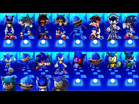 All Characters Mega-Mix : Sonic exe 🔴 Shin Sonic 🔴 Sonic Prime 🔴 Sonic The Hedgehog 🔴 Metal Sonic