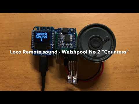 Loco Remote sound - Welshpool & Llanfair No 2 “Countess”