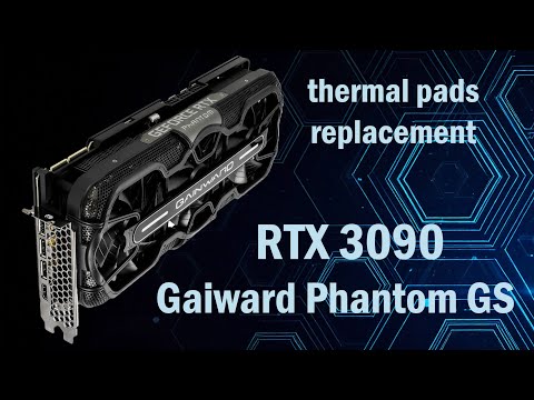 RTX 3090 Gainward Phantom GS Thermal Pads Replacement & Upgrade