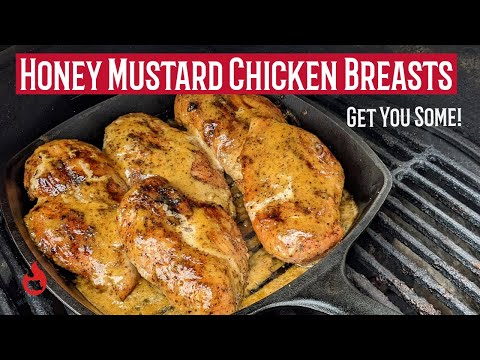Honey Mustard Chicken Breasts | How To Make Honey Mustard Sauce | Homemade Honey Mustard Recipe