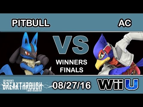 2GG: Breakthrough - A2 | Pitbull (Lucario) Vs. LooK | AC (Falco) Winners Finals - Smash Wii U