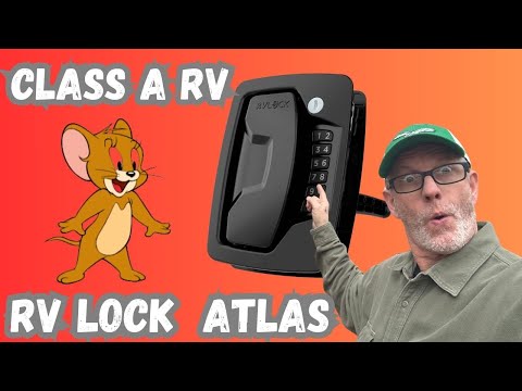 RV Lock Atlas Keyless entry Install in our Coachmen Encore Class A Motorhome. #diyrv
