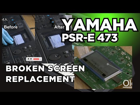 Yamaha PSR-E473 Screen Replacement | Professional Keyboard Repair by BMS Gear Revamp